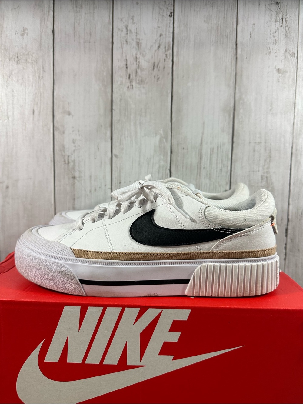 Nike Court Legacy Lift Shoes Women’s Size 8 - Picture 4 of 8
